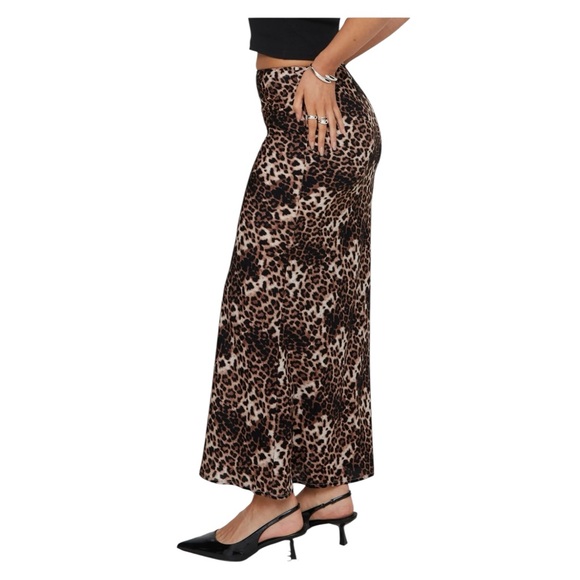 Emily Leopard Print Maxi Skirt - Picture 3 of 6